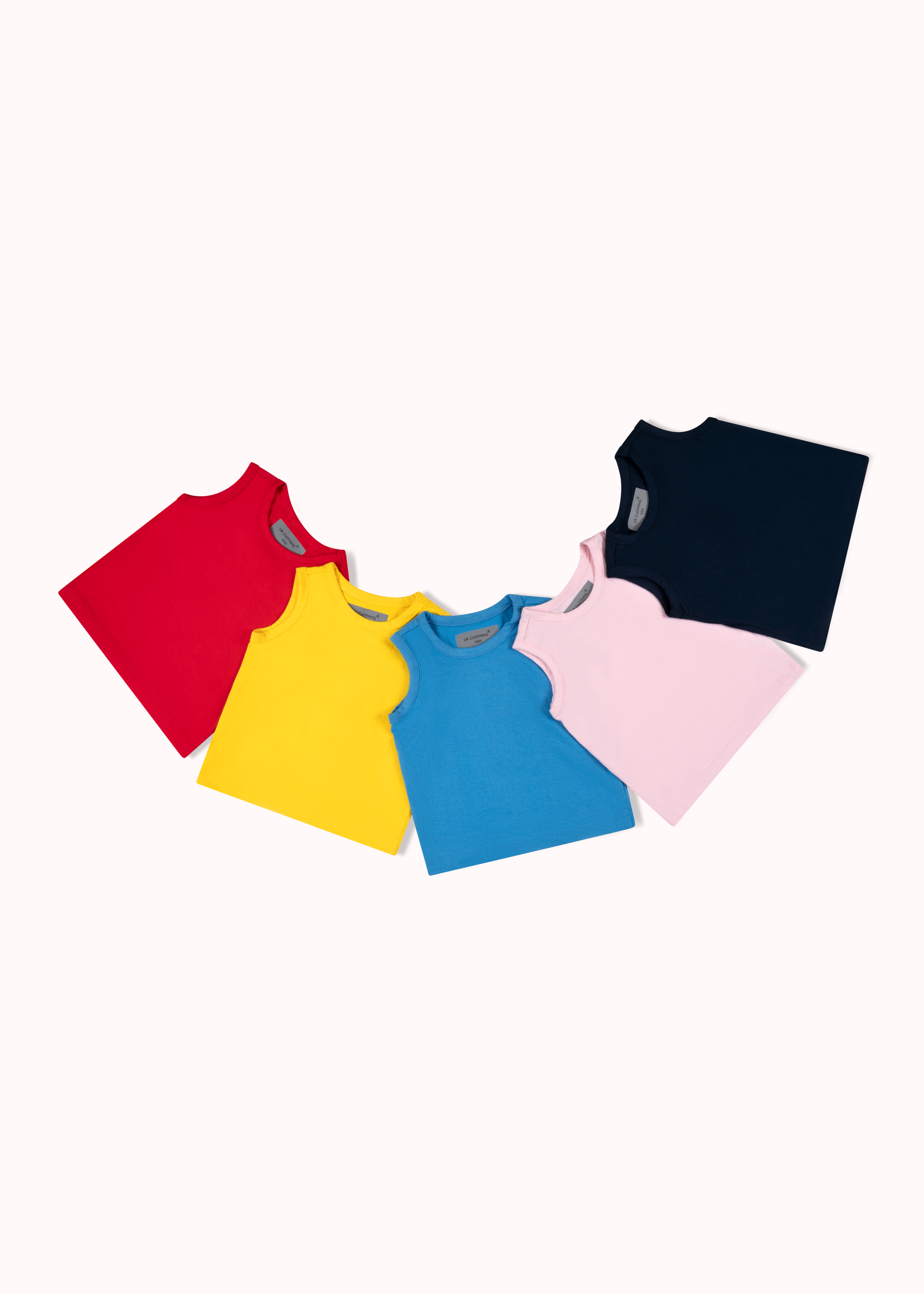 5 pack solid vest