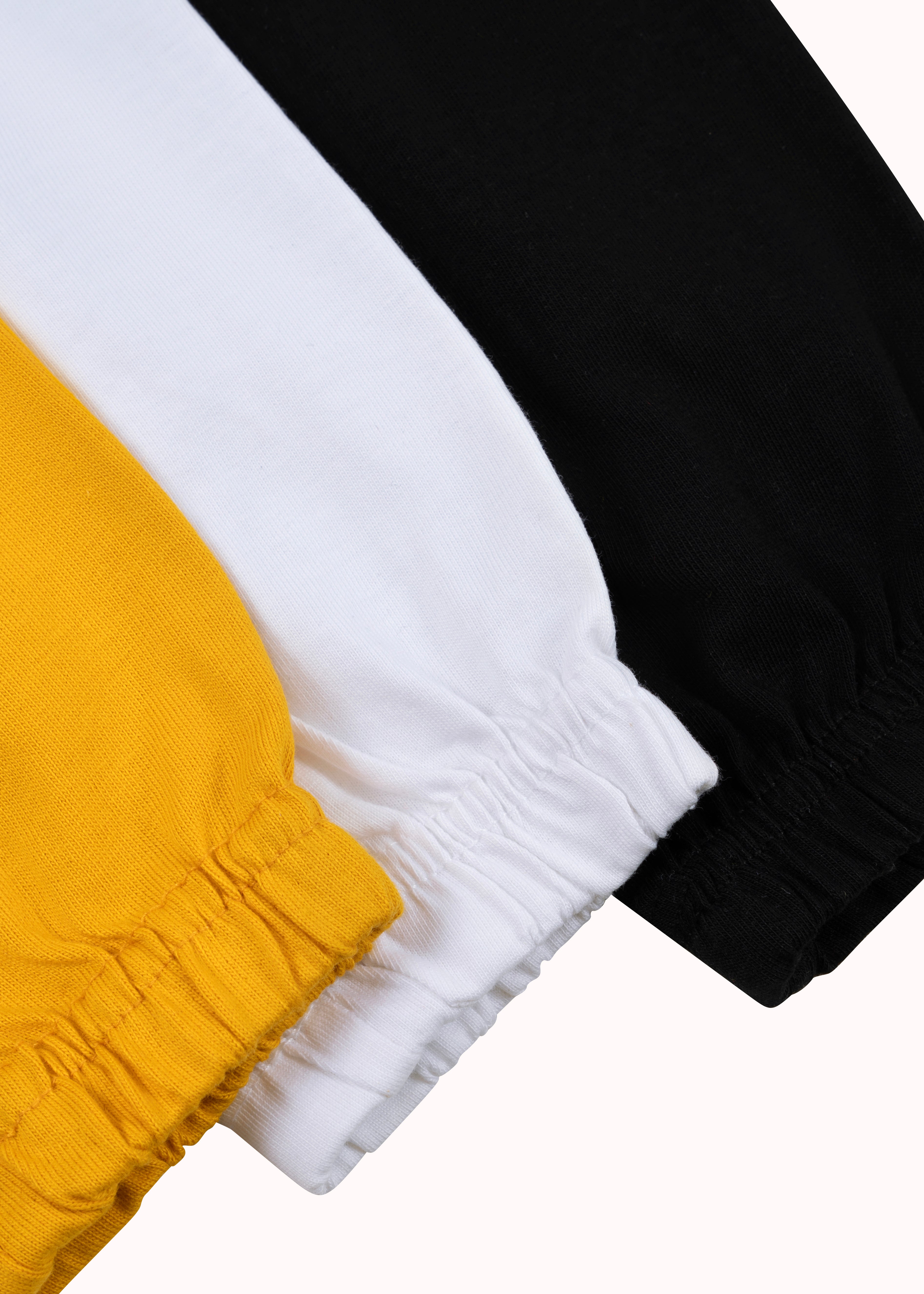 3 pack solid jogger