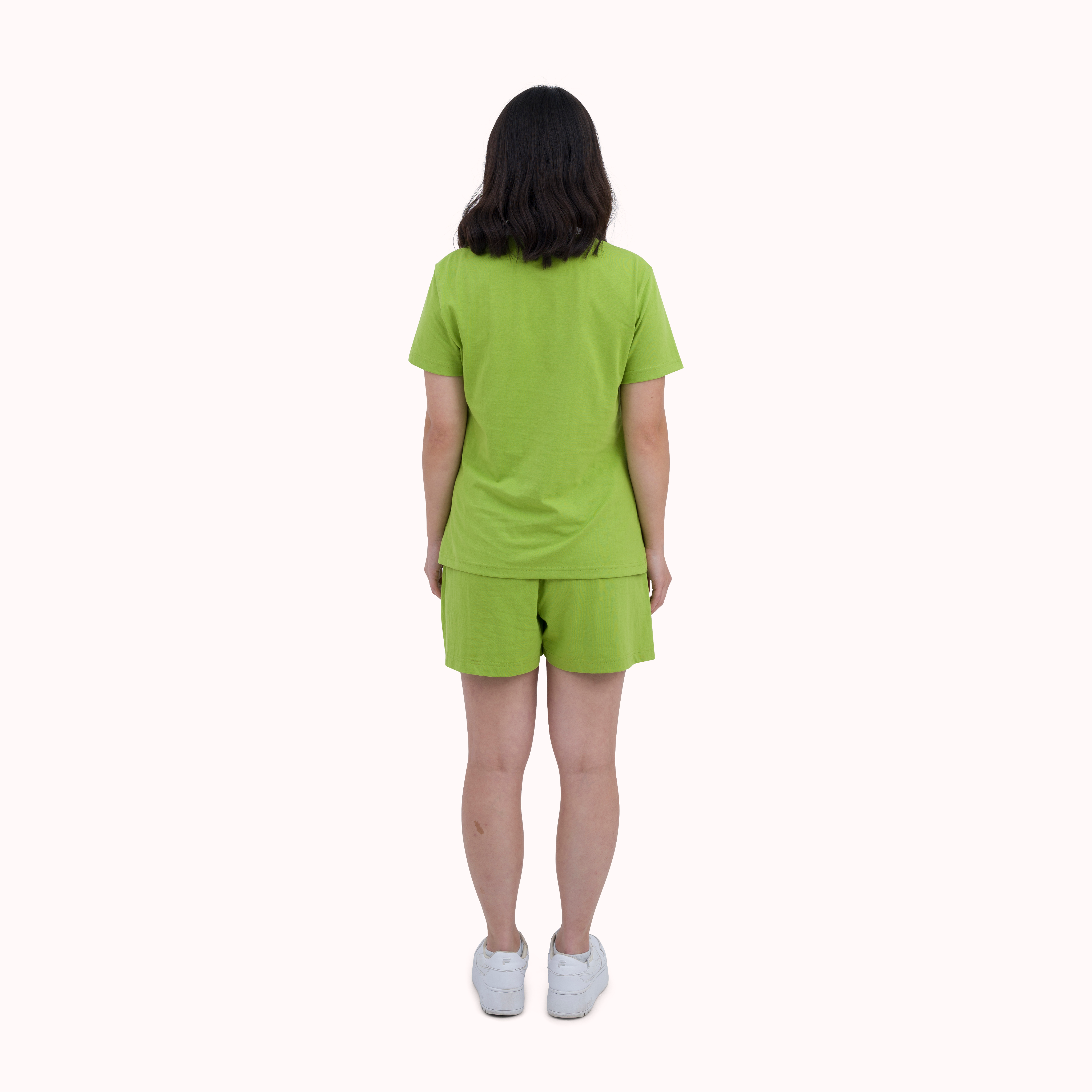 Dog paw embroidered pyjama t-shirt shorts