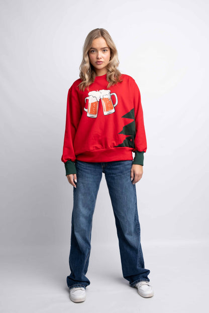 ROUND NECK CHRISTMAS SWEATSHIRT