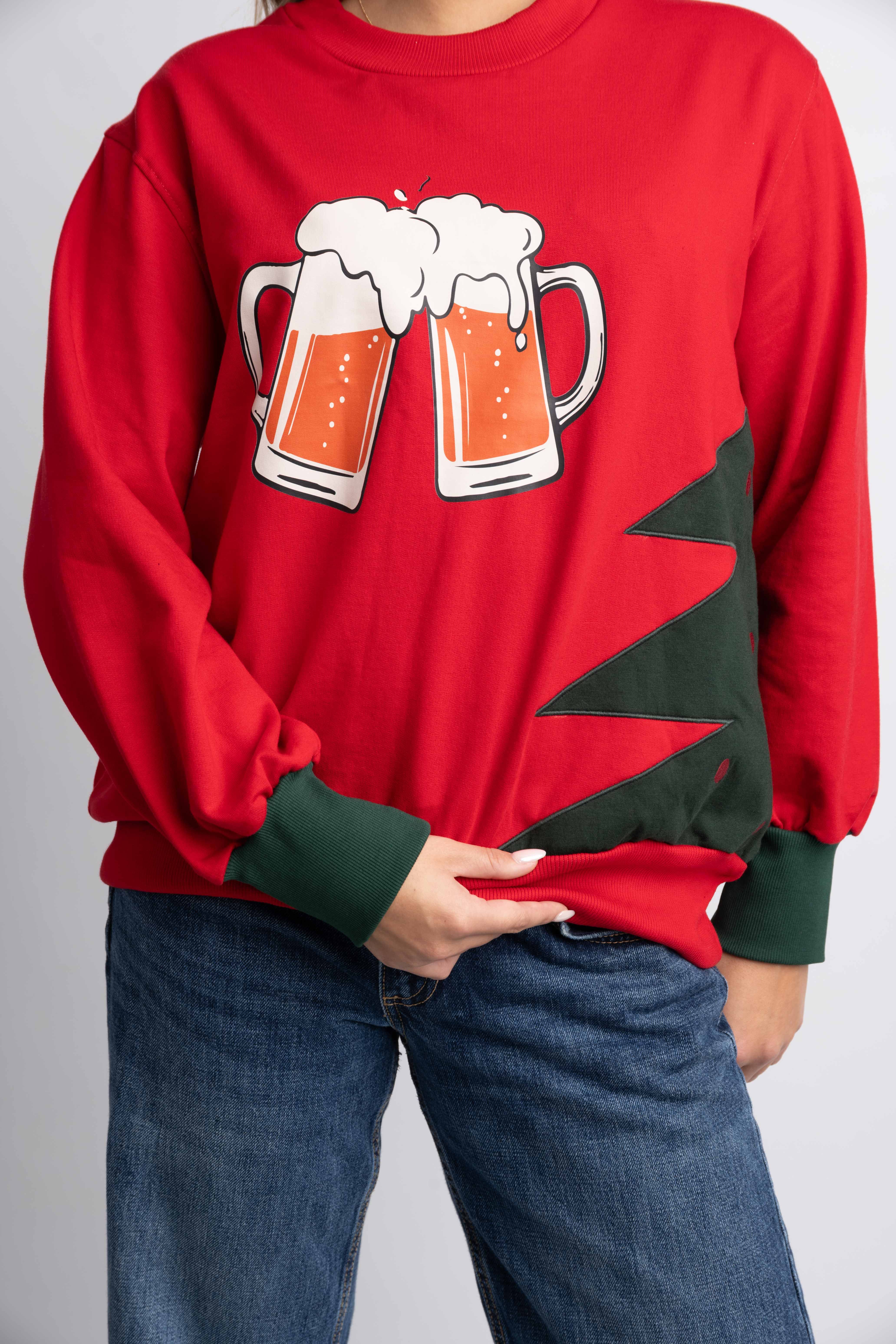 ROUND NECK CHRISTMAS SWEATSHIRT