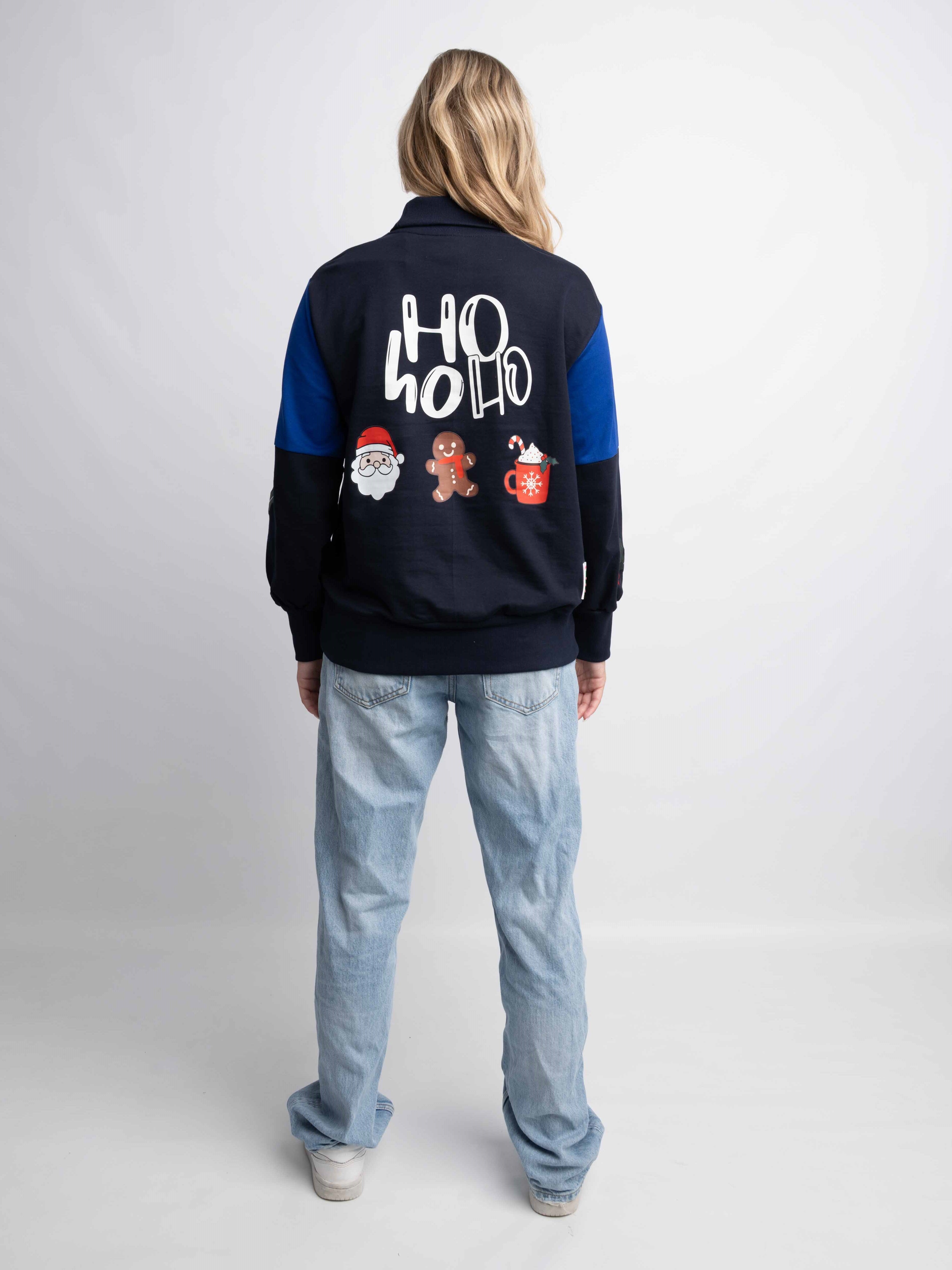 HIGH NECK CHRISTMAS SWEATSHIRT